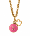 Luxury Reworked Round Logo Necklace